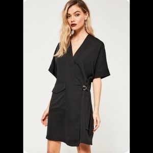 Missguided Kimono Buckle Dress